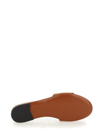 Fendi Women's Slide in Pelle Brown