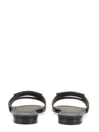 Fendi Women's Leather Slide Black, view 3