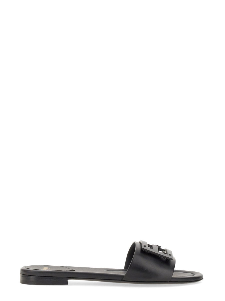 Fendi Women's Slide in Pelle Black
