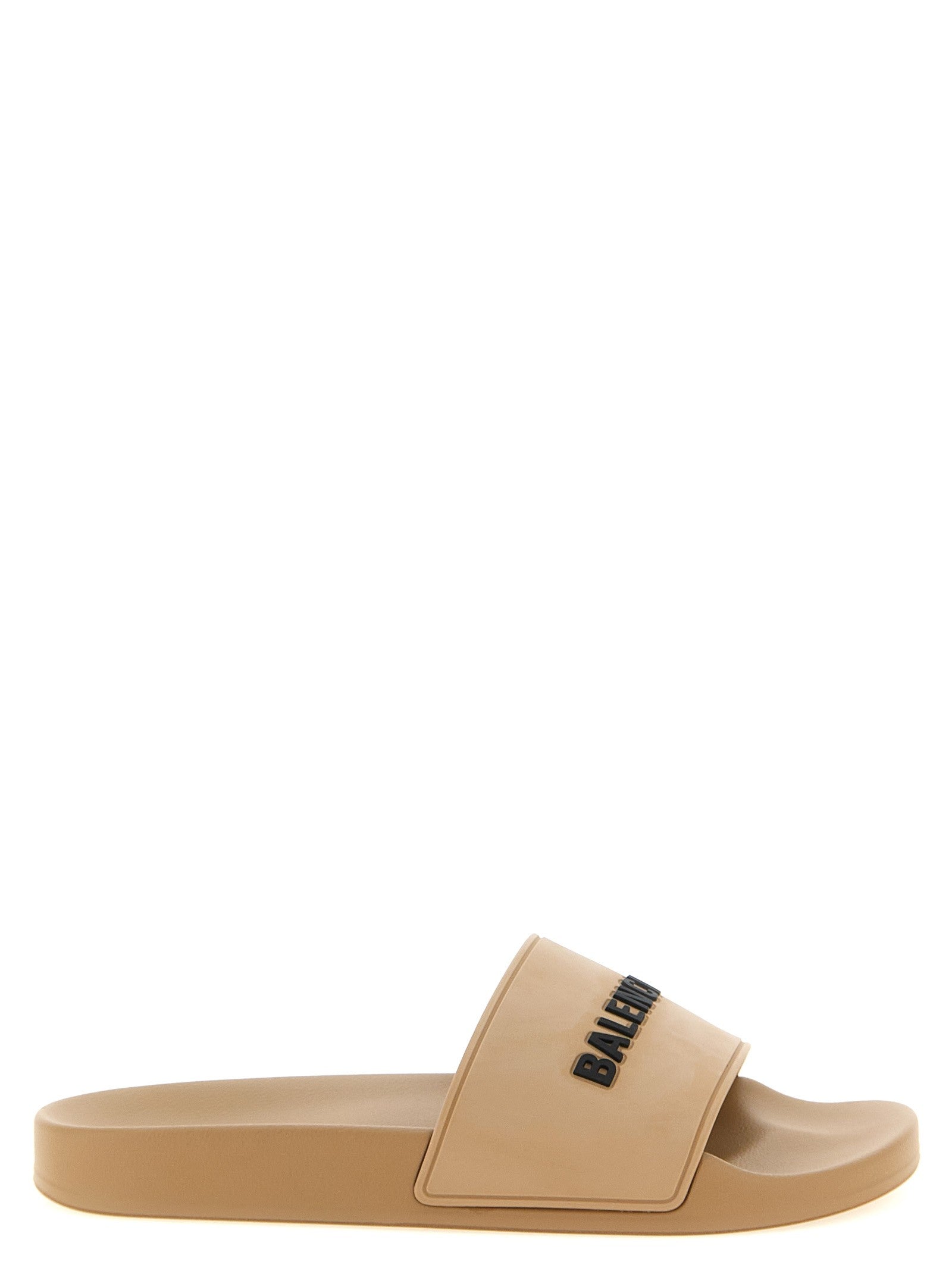 Balenciaga Slide Pool Sandals Beige
