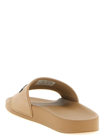 Balenciaga Slide Pool Sandals Beige