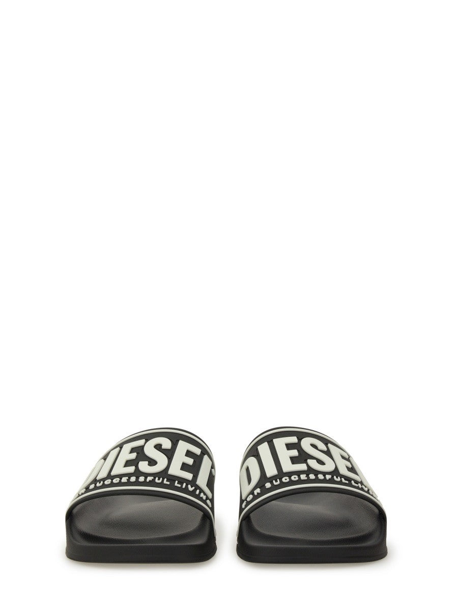 Diesel Men's Slide Sandal Mayemi Black