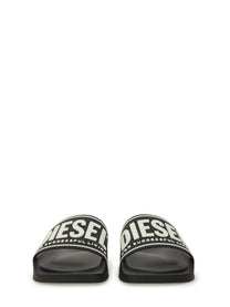 Diesel Men's Slide Sandal Mayemi Black