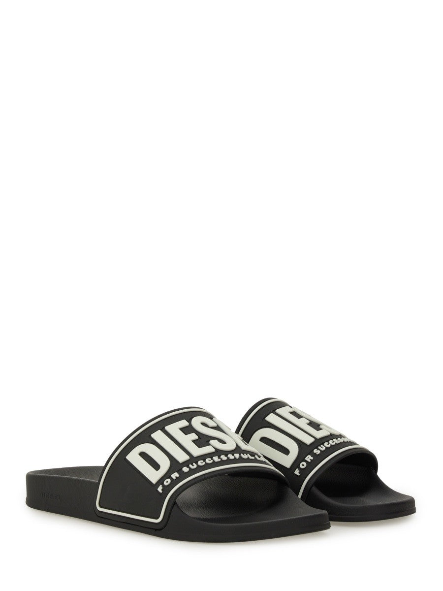 Diesel Men's Slide Sandal Mayemi Black