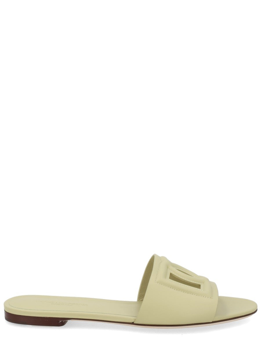 Dolce &amp; Gabbana Women's Slide Sandal Green