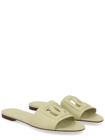 Dolce &amp; Gabbana Women's Slide Sandal Green