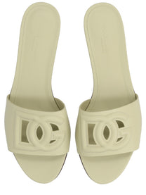 Dolce &amp; Gabbana Women's Slide Sandal Green