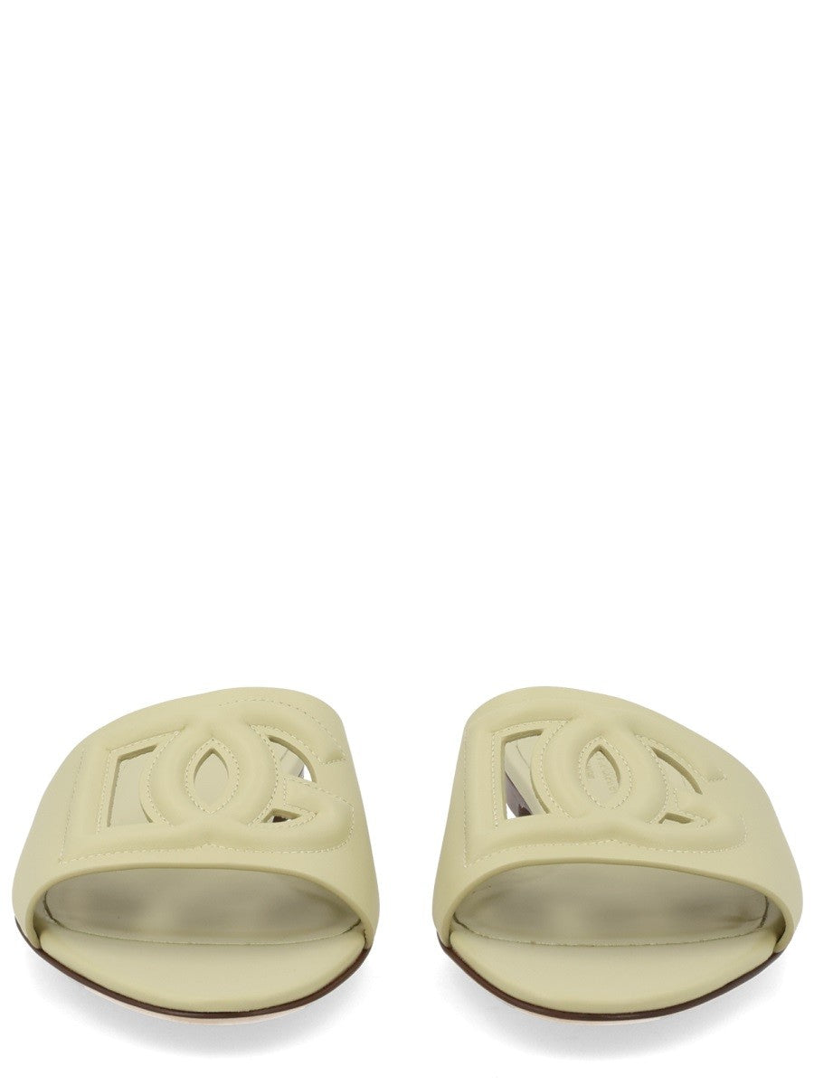 Dolce &amp; Gabbana Women's Slide Sandal Green