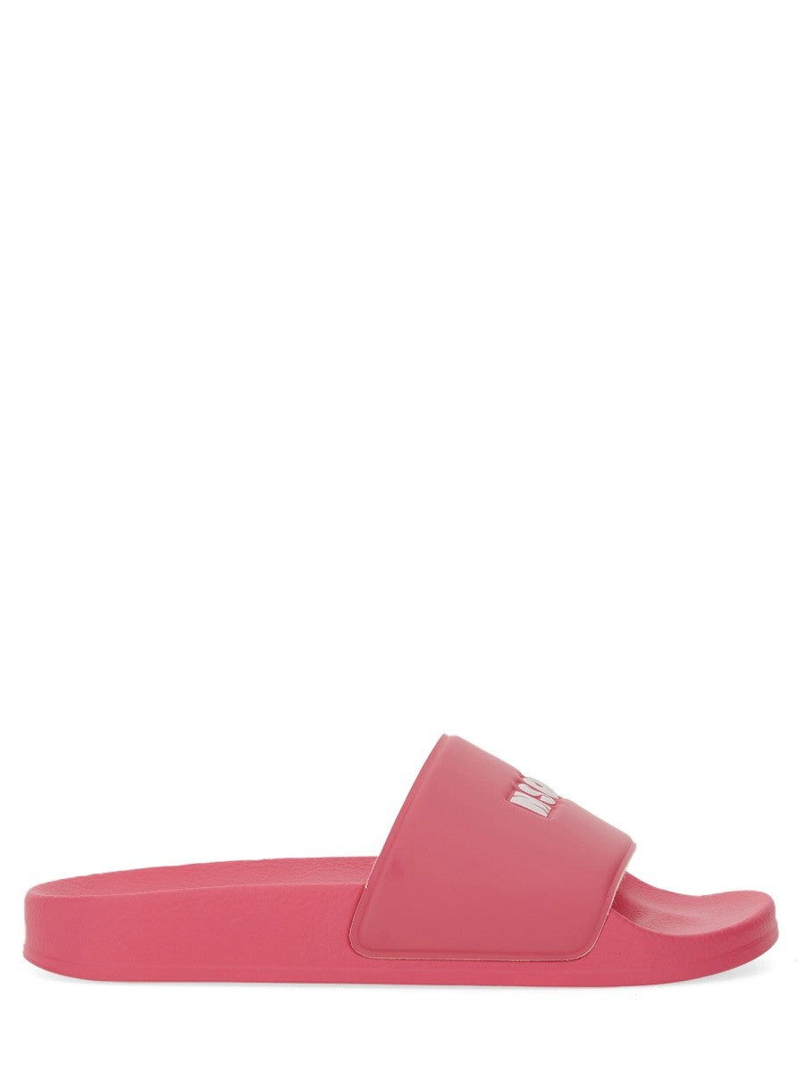 msgm Women's Slide Sandal Pink msgm
