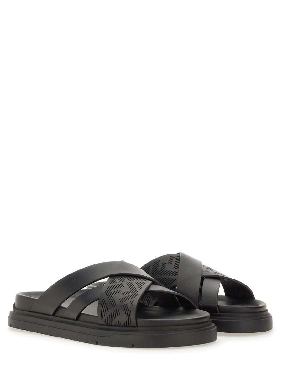 Fendi Men's Slide Sandal Black