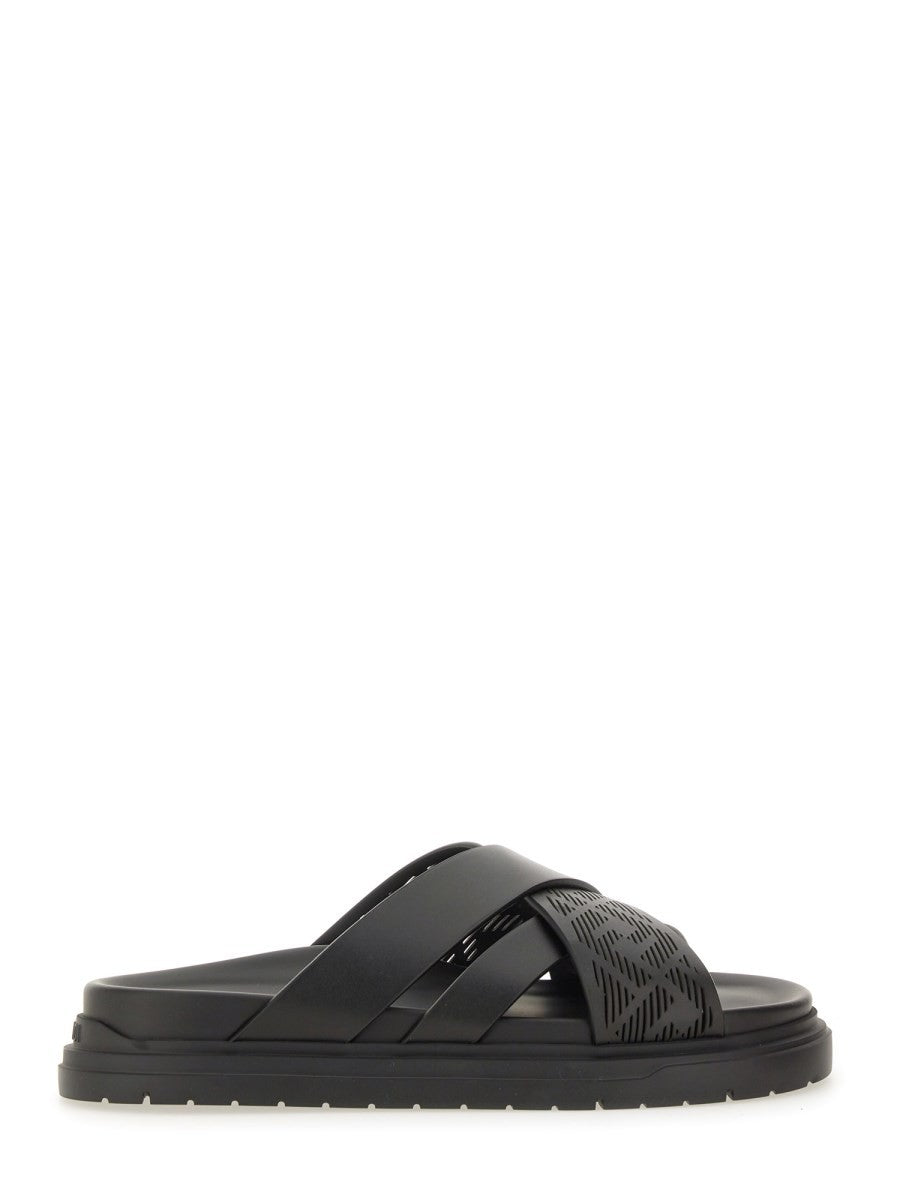 Fendi Men's Slide Sandal Black