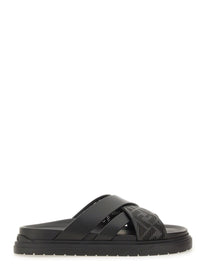 Fendi Men's Slide Sandal Black