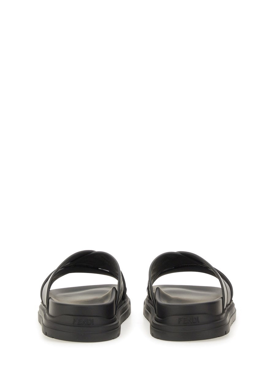 Fendi Men's Slide Sandal Black