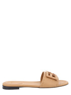 Fendi Women's Slide Tube with Fascia Beige