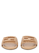 Fendi Women's Slide Tube with Fascia Beige, view 3