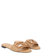 Fendi Women's Slide Tube with Fascia Beige, view 2