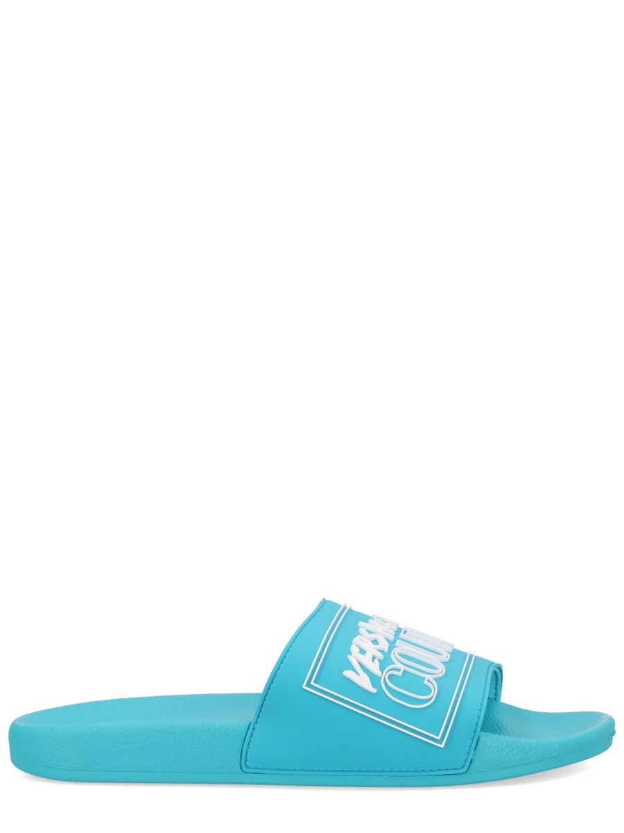 Versace Jeans Couture Men's Slides Blue