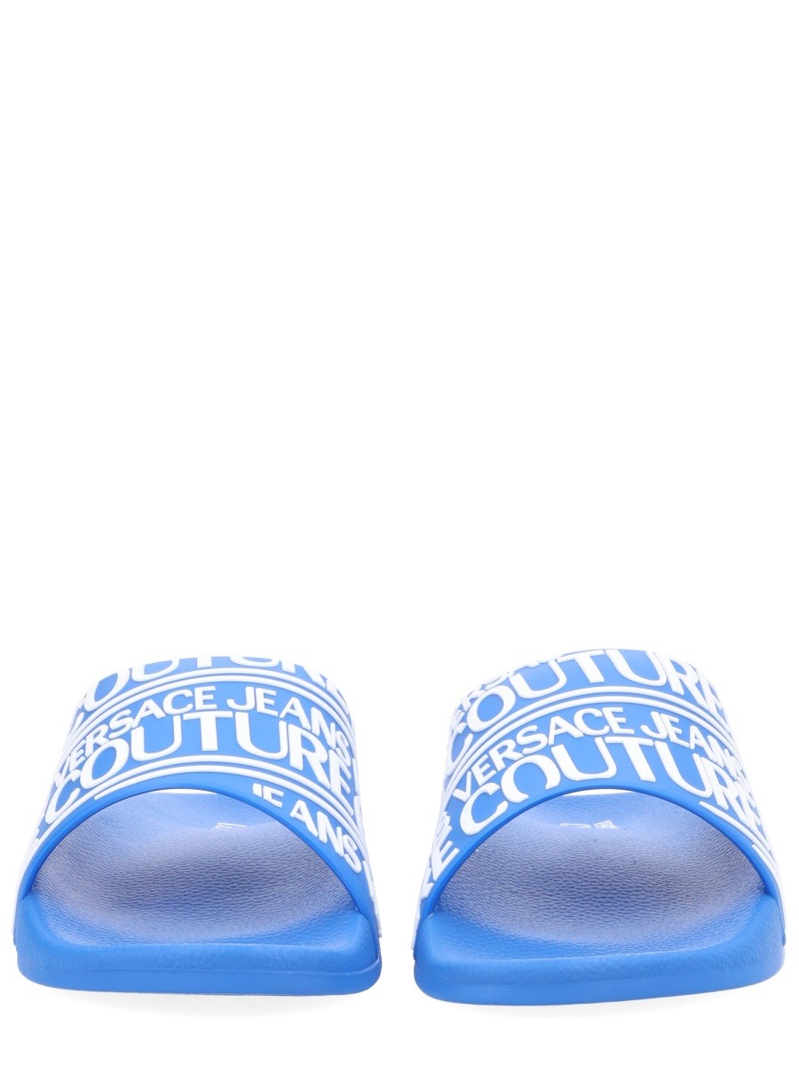 Versace Jeans Couture Men's Slides Blue
