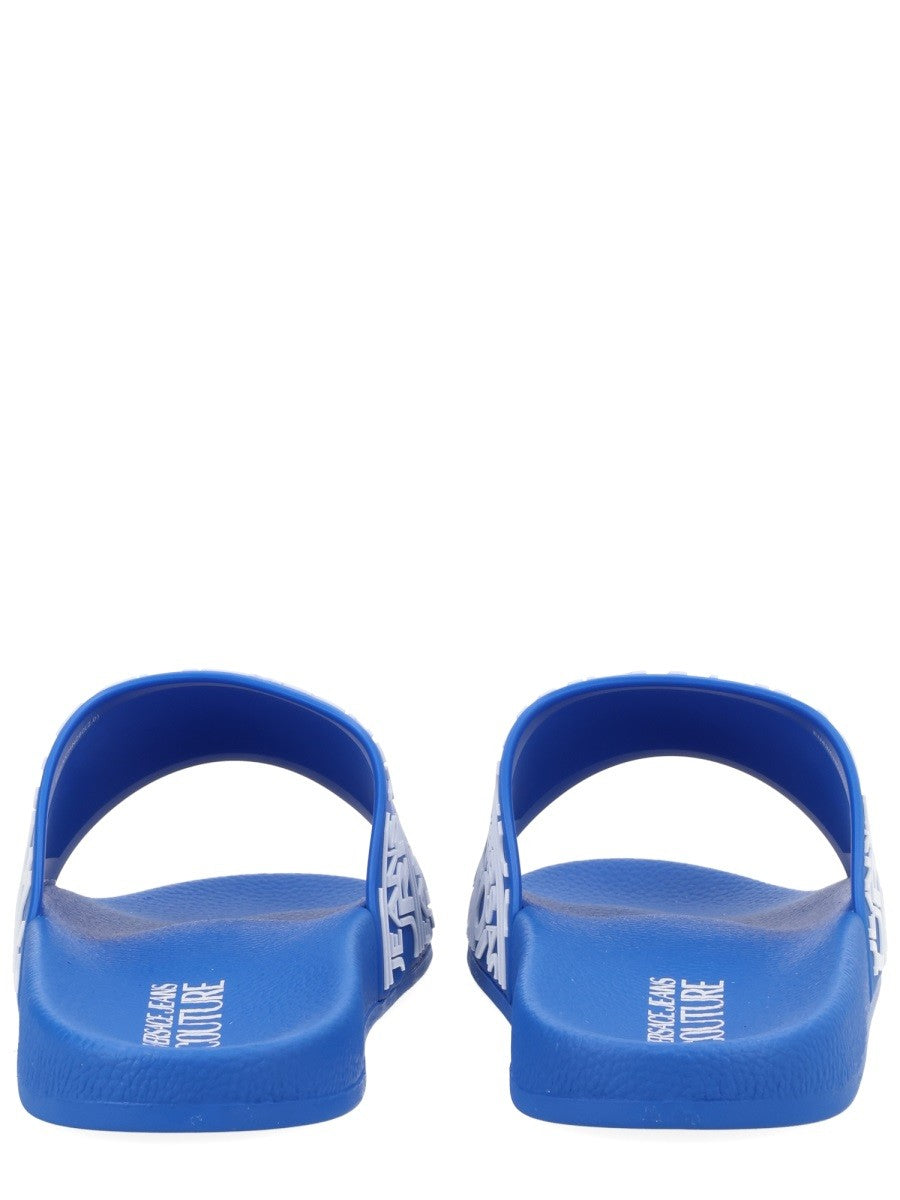 Versace Jeans Couture Men's Slides Blue