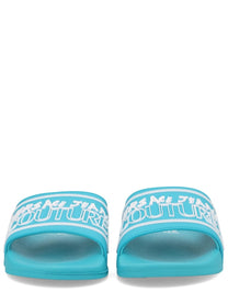 Versace Jeans Couture Men's Slides Blue