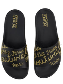 Versace Jeans Couture Women's Slides Black