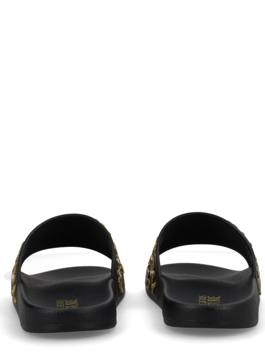 Versace Jeans Couture Women's Slides Black