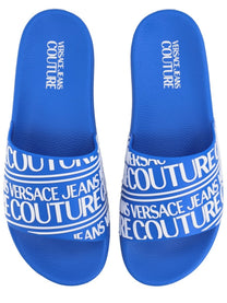Versace Jeans Couture Men's Slides Blue