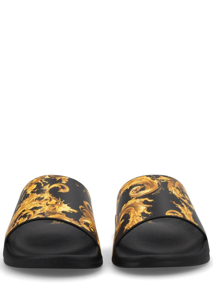 Versace Jeans Couture Men's Slides Black