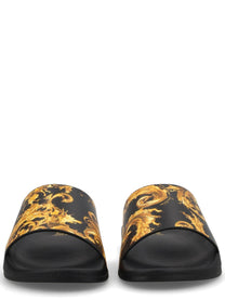 Versace Jeans Couture Men's Slides Black