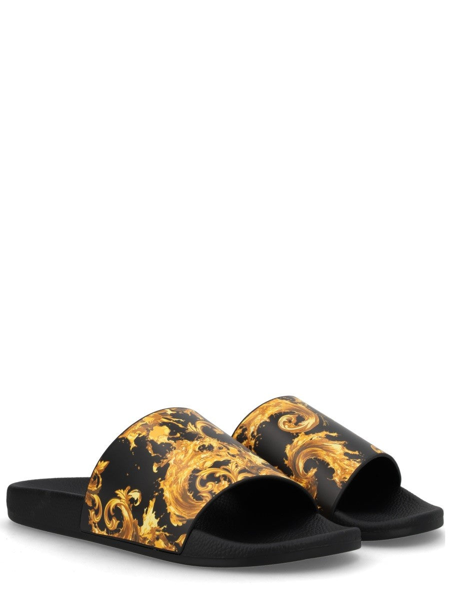 Versace Jeans Couture Men's Slides Black