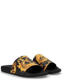 Versace Jeans Couture Women's Slides Black