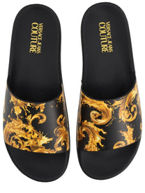 Versace Jeans Couture Men's Slides Black