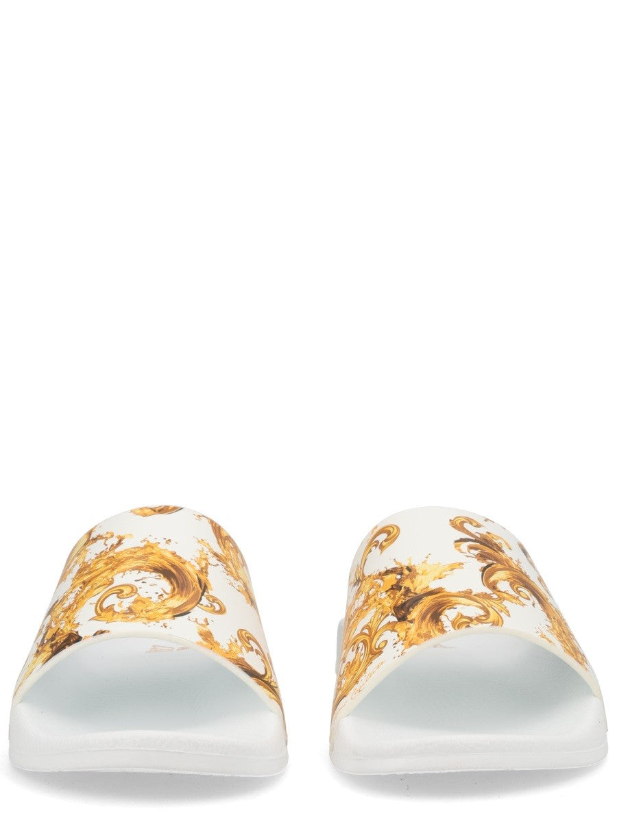 Versace Jeans Couture Men's Slides White