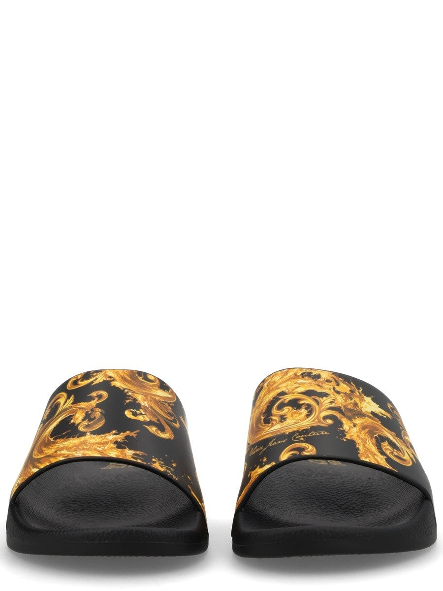 Versace Jeans Couture Women's Slides Black