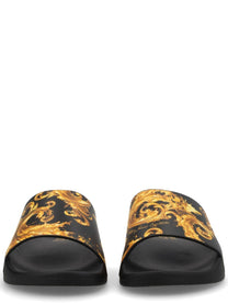 Versace Jeans Couture Women's Slides Black
