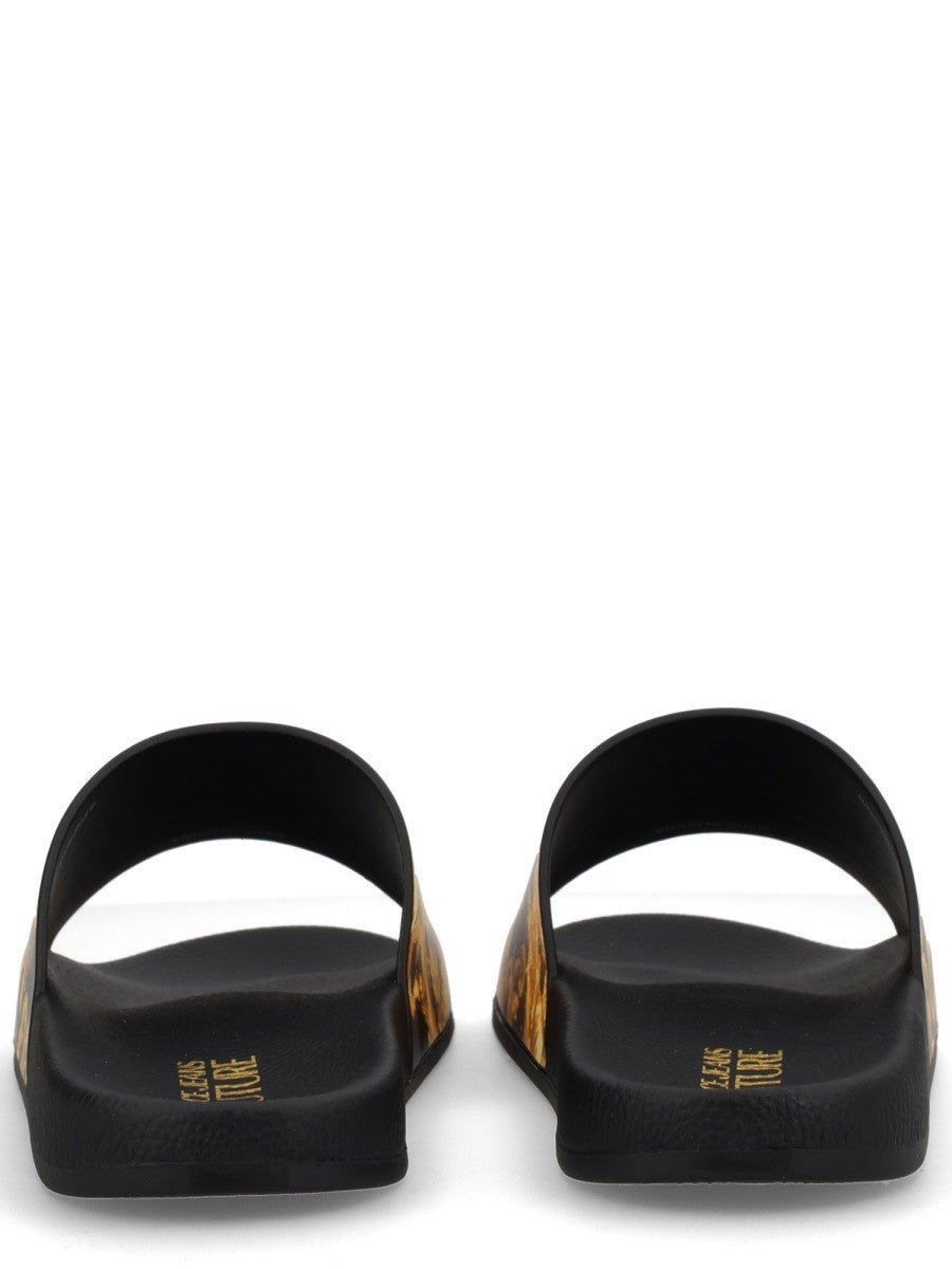 Versace Jeans Couture Men's Slides Black