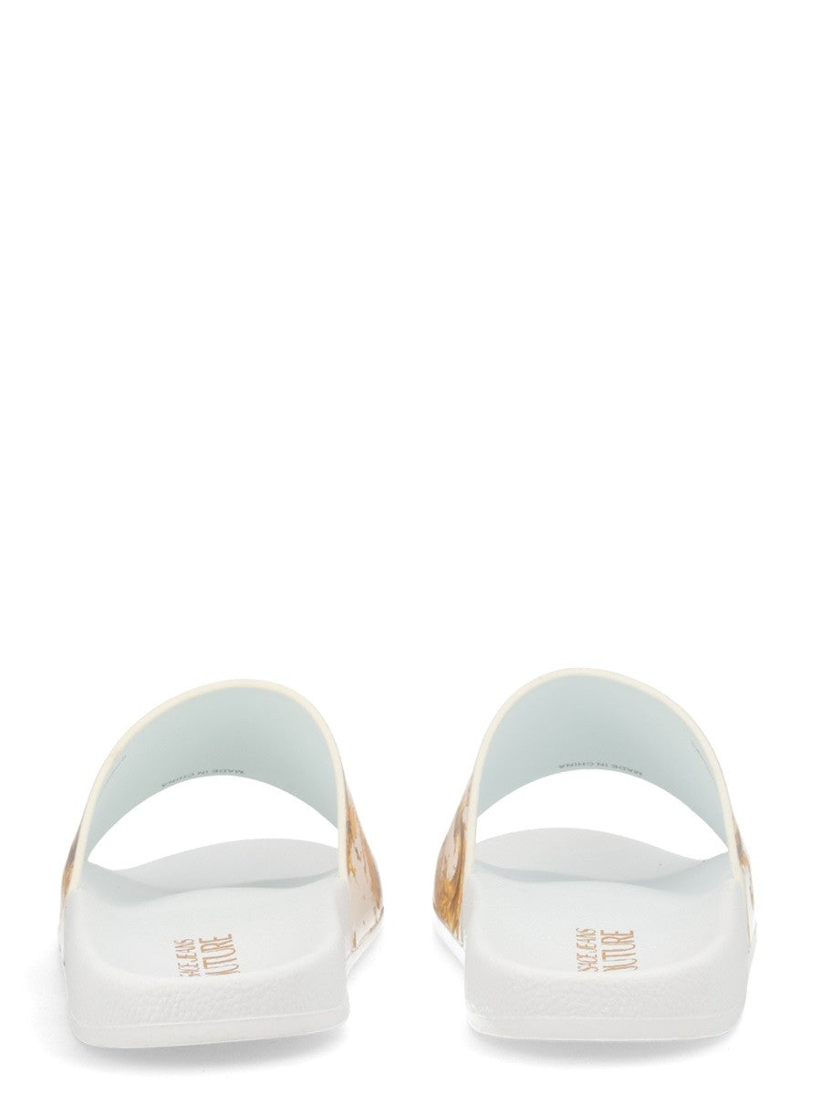 Versace Jeans Couture Men's Slides White