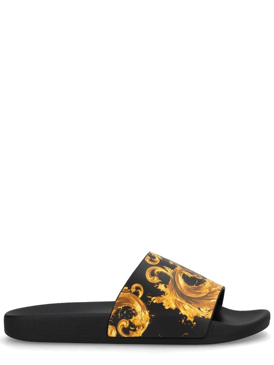Versace Jeans Couture Women's Slides Black