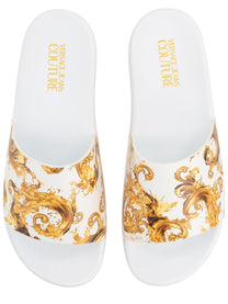 Versace Jeans Couture Men's Slides White