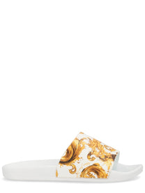Versace Jeans Couture Men's Slides White