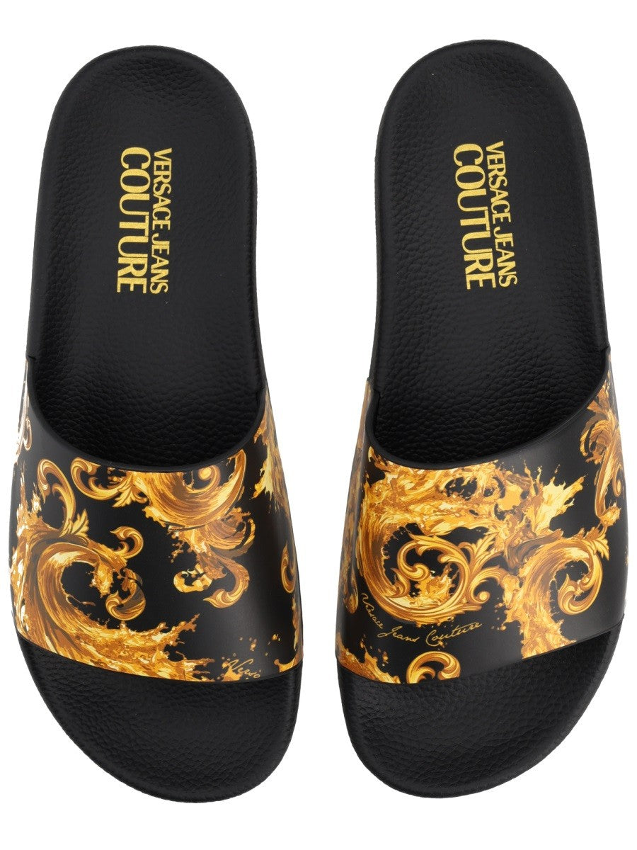 Versace Jeans Couture Women's Slides Black