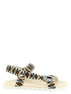 Roger Vivier Slidy Viv Trek Sandals Gold