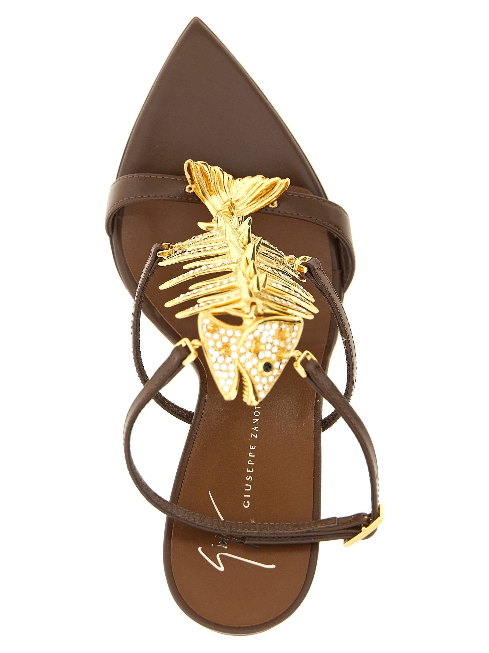 Giuseppe Zanotti Slim Sandals Brown