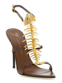 Giuseppe Zanotti Slim Sandals Brown