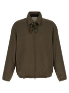 Song For The Mute Slim Coach Jacket Brown