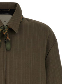 Song For The Mute Slim Coach Jacket Brown