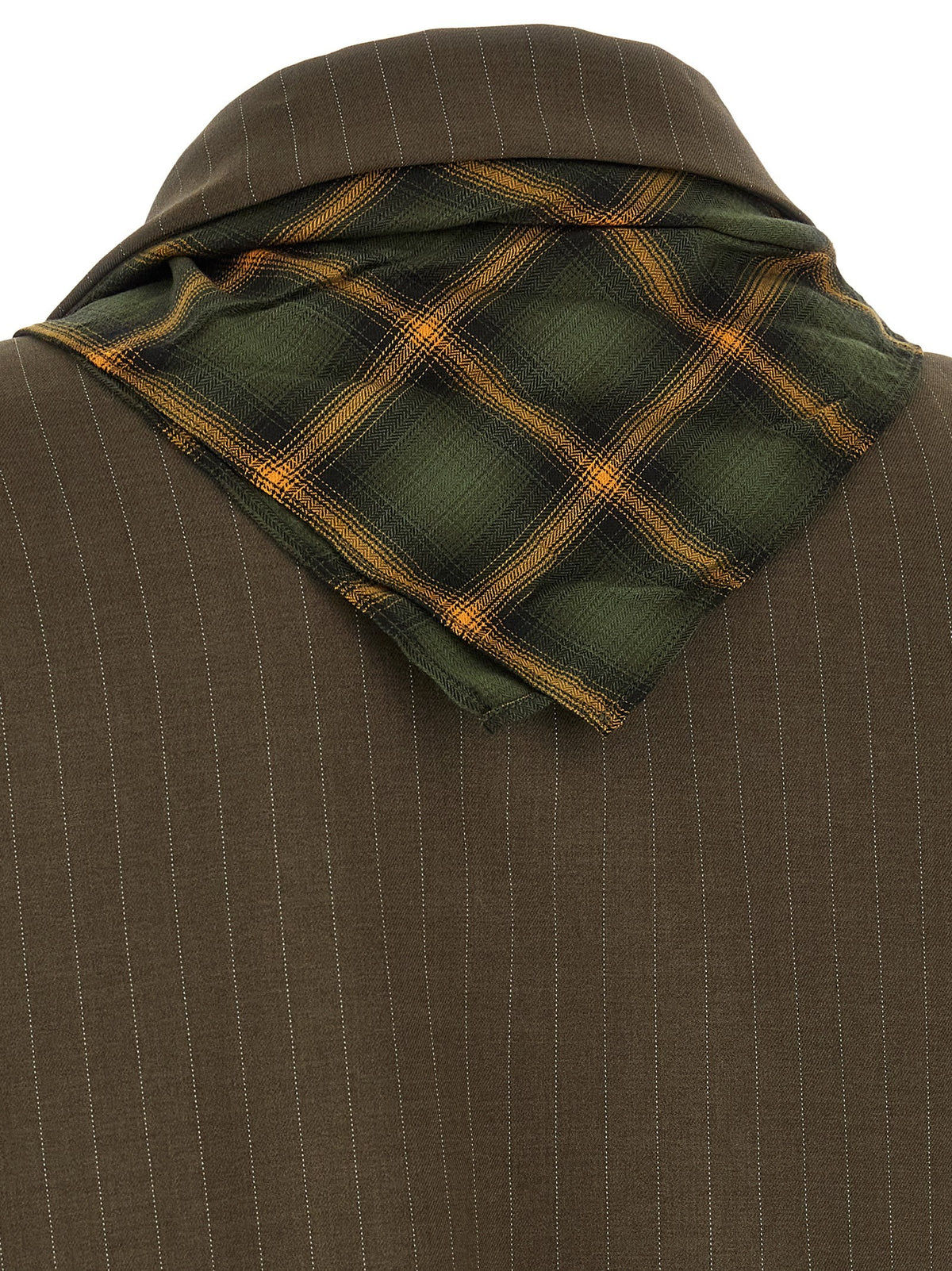Song For The Mute Slim Coach Jacket Brown, view 5