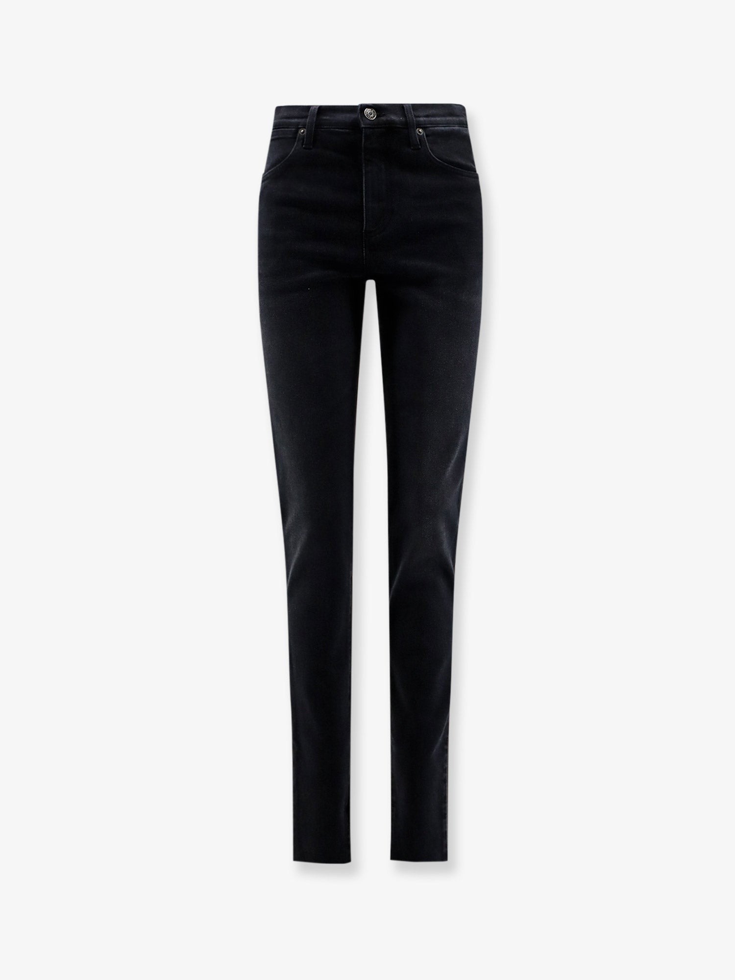 Gucci Women's Slim Fit Black Denim Trousers Black