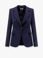 Elisabetta Franchi Women's Slim Fit Blazer Blue