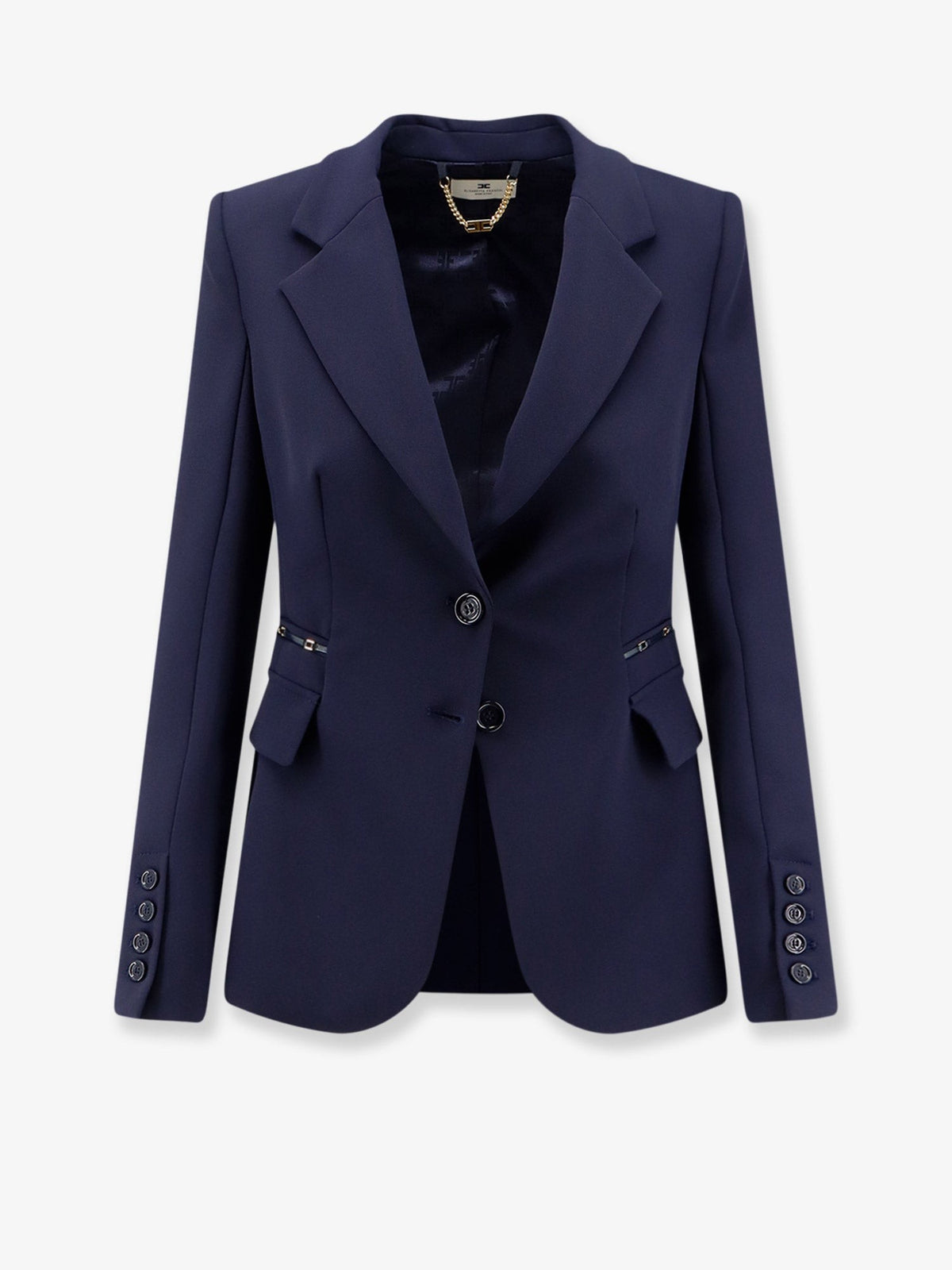 Elisabetta Franchi Women's Slim Fit Blazer Blue